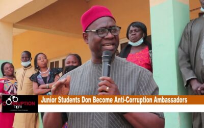 Junior Students Don Become Anti-Corruption Ambassadors